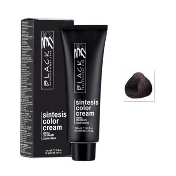 Vopsea Crema Permanenta - Black Professional Line Sintesis Color Cream, nuanta 1.12 Violet Black, 100ml de firma originala