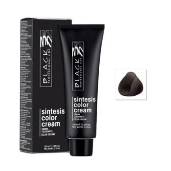 Vopsea Crema Permanenta - Black Professional Line Sintesis Color Cream, nuanta 3.0 Dark Brown, 100ml