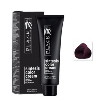 Vopsea Crema Permanenta - Black Professional Line Sintesis Color Cream, nuanta 4.22 Aubergine, 100ml de firma originala