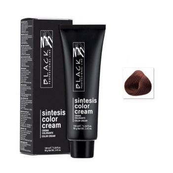 Vopsea Crema Permanenta - Black Professional Line Sintesis Color Cream, nuanta 4.4 Copper Medium Brown, 100ml ieftina