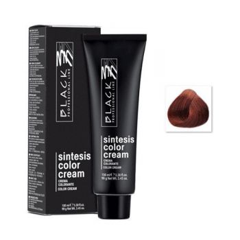 Vopsea Crema Permanenta - Black Professional Line Sintesis Color Cream, nuanta 5.4 Copper Light Brown, 100ml la reducere