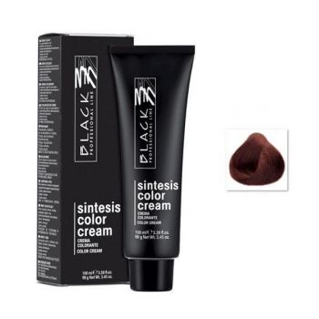Vopsea Crema Permanenta - Black Professional Line Sintesis Color Cream, nuanta 5.56 Red Brown, 100ml