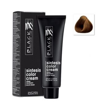 Vopsea Crema Permanenta - Black Professional Line Sintesis Color Cream, nuanta 6.3 Dark Golden Blond, 100ml