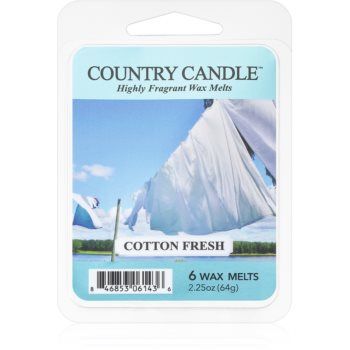 Country Candle Cotton Fresh ceară pentru aromatizator