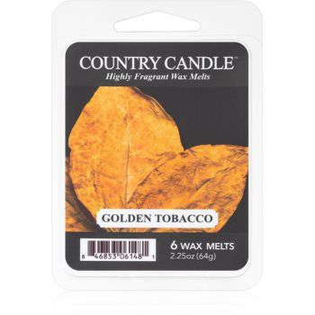 Country Candle Golden Tobacco ceară pentru aromatizator ieftin