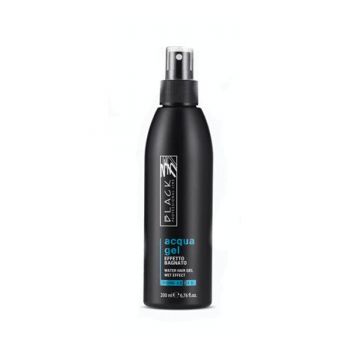 Gel Lichid de Fixare cu Aspect Wet Look Putere 3 - Black Professional Line Acqua Gel Spray Wet Look Liquid Gel, 200ml de firma original