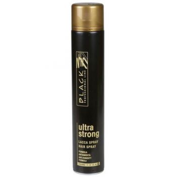 Spray Anti-Umiditate Putere 5 - Black Professional Line Ultra Strong Anti-Humidity Hairspray, 500ml ieftin