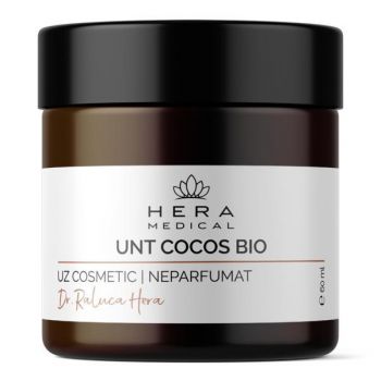 Unt de cocos BIO, Hera Medical Cosmetice BIO, 60 ml