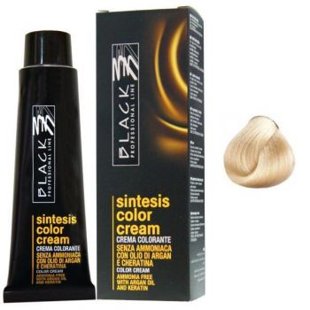 Vopsea Crema Demi-permanenta - Black Professional Line Sintesis Color Cream, nuanta 10.33 Ultra Light Wheat, 100ml la reducere