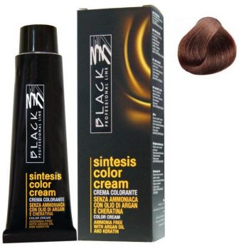 Vopsea Crema Demi-permanenta - Black Professional Line Sintesis Color Cream, nuanta 6.03 Milk Chocolate, 100ml