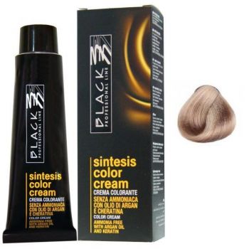 Vopsea Crema Demi-permanenta - Black Professional Line Sintesis Color Cream, nuanta 7.32 Coffee with Milk, 100ml