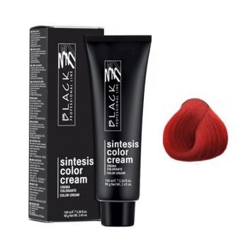 Vopsea Crema Permanenta - Black Professional Line Sintesis Color Cream Glam Colors, nuanta GL-C10 Passion Red, 100ml