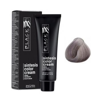 Vopsea Crema Permanenta - Black Professional Line Sintesis Color Cream Glam Colors, nuanta GL-C11 Milan Grey, 100ml