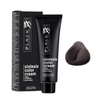 Vopsea Crema Permanenta - Black Professional Line Sintesis Color Cream Glam Colors, nuanta GL-C12 London Grey, 100ml