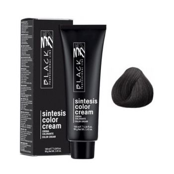 Vopsea Crema Permanenta - Black Professional Line Sintesis Color Cream Glam Colors, nuanta GL-C13 New York Grey, 100ml de firma originala