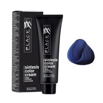 Vopsea Crema Permanenta - Black Professional Line Sintesis Color Cream Glam Colors, nuanta GL-C2 Ocean Blue, 100ml