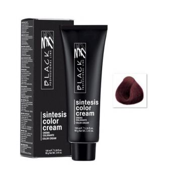 Vopsea Crema Permanenta - Black Professional Line Sintesis Color Cream, nuanta 6.22 (ex.6.77) Fragolino, 100ml