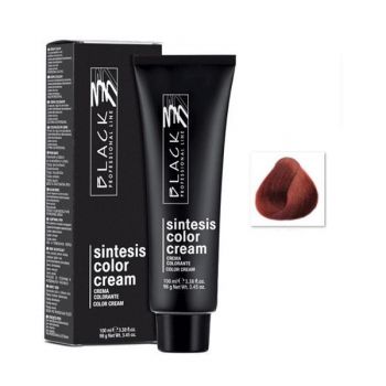 Vopsea Crema Permanenta - Black Professional Line Sintesis Color Cream, nuanta 6.66 Bright Red, 100ml la reducere