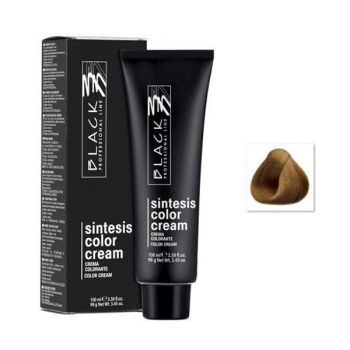 Vopsea Crema Permanenta - Black Professional Line Sintesis Color Cream, nuanta 7.3 Medium Golden Blond, 100ml ieftina