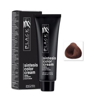 Vopsea Crema Permanenta - Black Professional Line Sintesis Color Cream, nuanta 7.34 Caramel, 100ml de firma originala