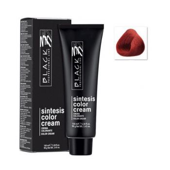 Vopsea Crema Permanenta - Black Professional Line Sintesis Color Cream, nuanta 7.44 Chilli Pepper, 100ml