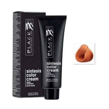 Vopsea Crema Permanenta - Black Professional Line Sintesis Color Cream, nuanta 8.4 Copper Light Blonde, 100ml la reducere