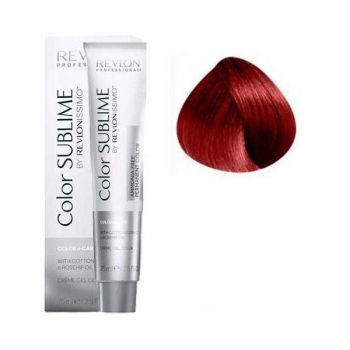 Vopsea Demi-permanenta - Revlon Professional Color Sublime by Revlonissimo, nuanta 6.66 Intense Dark Red Blonde, 75 ml