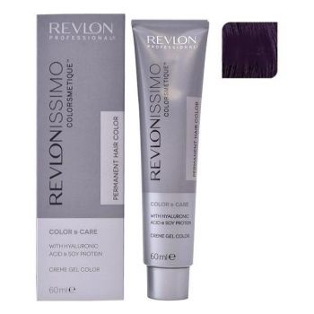 Vopsea Permanenta - Revlon Professional Revlonissimo Colorsmetique Permanent Hair Color, nuanta 33.20 Intense Dark Burgundy, 60ml