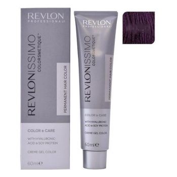 Vopsea Permanenta - Revlon Professional Revlonissimo Colorsmetique Permanent Hair Color, nuanta 44.20 Intense Burgundy, 60ml