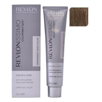 Vopsea Permanenta - Revlon Professional Revlonissimo Colorsmetique Permanent Hair Color, nuanta 5.14 Light Candied Chestnut Brown, 60ml