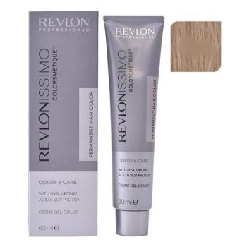 Vopsea Permanenta - Revlon Professional Revlonissimo Colorsmetique Permanent Hair Color, nuanta 7.12 Pearly Beige Blonde, 60ml