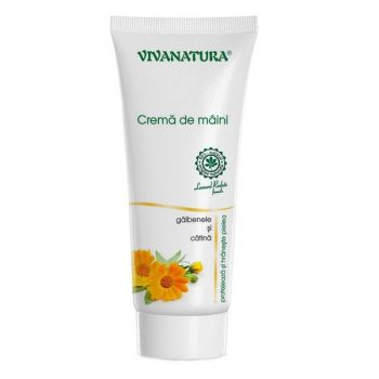 Crema de Maini cu Galbenele si Catina Vivanatura, 75 ml Crema de Maini cu Galbenele si Catina Vivanatura, 75 ml