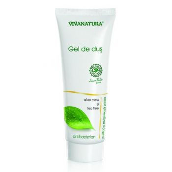 Gel de Dus Aloe Vera & Tea Tree Vivanatura, 250 ml