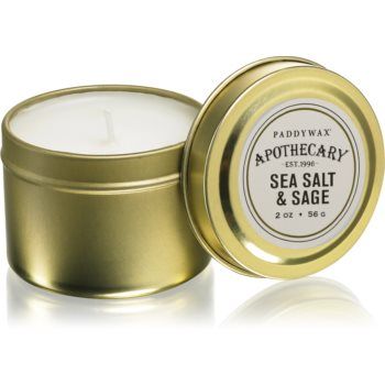 Paddywax Apothecary Sea Salt & Sage lumânare parfumată în placă
