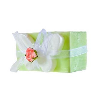 Sapun decorativ fluture verde si glicerina, Organique, 100 gr ieftin