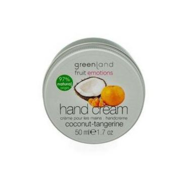 Crema maini, cu cocos si mandarine, Greenland, 50 ml