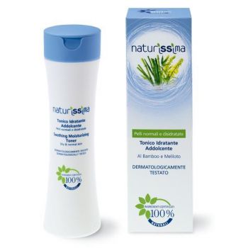 Lotiune tonica, ten normal si deshidratat cu bambus si sulfina galbena, Naturissima, 200 ml ieftina