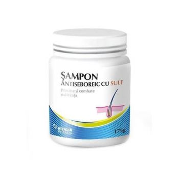 Sampon Antiseboreic cu Sulf Vitalia Pharma, 175 g