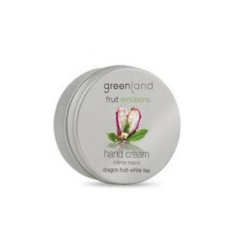 Crema maini, cu fructul dragonului si ceai alb, Greenalnd, cutie, 50 ml de firma originala