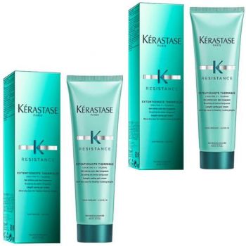 Pachet 2 x Gel-Crema de Protectie Termica pentru Par Lung - Kerastase Resistance Extentioniste Thermique Length Caring Gel Cream, 150ml de firma originala