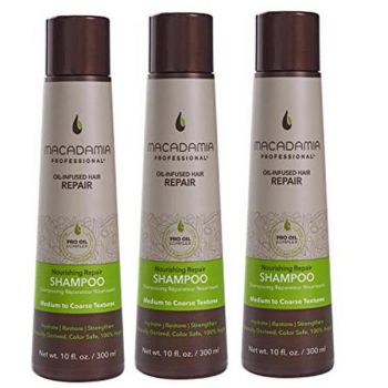 Pachet 3 x Sampon Nutritiv - Macadamia Professional Nourishing Repair Shampoo 300 ml