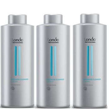 Pachet 3 x Sampon pentru Par Gras - Londa Professional Intensive Cleanser 1000 ml