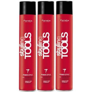 Pachet 3 x Spray Fixativ cu Fixare Extra Puternica - Fanola Styling Tools Power Style Extra Strong Hair Spray, 750ml