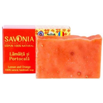 Sapun Natural cu Lamaita si Portocala Savonia, 90g