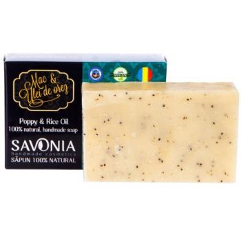 Sapun Natural cu Mac si Ulei de Orez Savonia, 90g de firma original