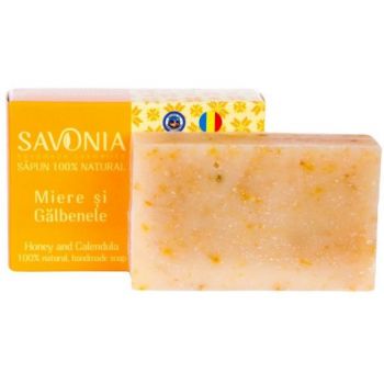 Sapun Natural cu Miere si Galbenele Savonia, 90g