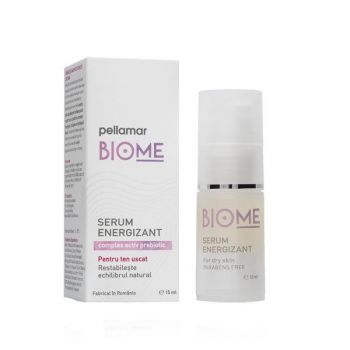 Serum Energizant pentru Ten Uscat Biome Pellamar, 15 ml ieftin