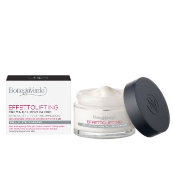 Crema de zi, cu efect de lifting, ten mixt si gras, cu extract de unt de Shea, acid hialuronic si extract de flori de lotus ieftina