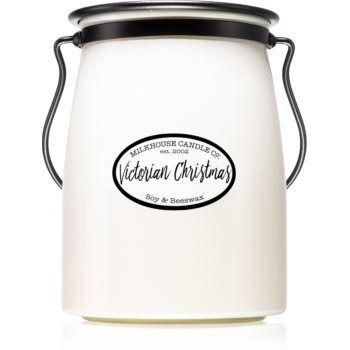 Milkhouse Candle Co. Creamery Victorian Christmas lumânare parfumată Butter Jar