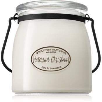 Milkhouse Candle Co. Creamery Victorian Christmas lumânare parfumată Butter Jar